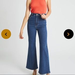 Rolla’s Bayside Blue Eastcoast Crop Flares